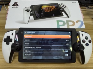 Consola de Videojuegos <span class=keywords><strong>PS2</strong></span> M28 Compatible con Linux, Pantalla IPS Grande de 7.1 Pulgadas, Reproductor de Juegos Portátil Retro, Compatible con Emulador de <span class=keywords><strong>PS2</strong></span> 4000 - Product Image 3