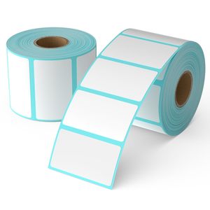 Free Sample Custom Barcode Printing Stickers Thermal <strong>Label</strong> <strong>Roll</strong> Waterproof Adhesive Sticker 80mm*60mm*500 <strong>Labels</strong> Per <strong>Roll</strong> - Product Image 2