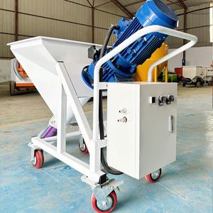 CE certificata pompa per stuccatura multifunzione macchina per stucco da parete 100L capacità di tramoggia con motore e malta del motore intonacatura - Product Image 6