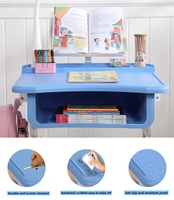 Ensemble de chaise et de bureau d'école en plastique simple et moderne GUANGWEI, table d'étude pour un seul élève, mobilier de classe