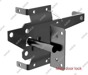 Sản xuất tại Trung Quốc hàng rào khóa cửa PVC/cột gỗ cài đặt Fastener phần cứng hàng rào Lưới Cửa Khóa - Product Image 2