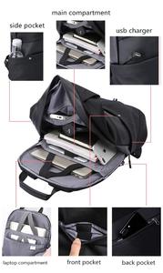Custom Mens Office Tote <strong>17</strong> <strong>Inch</strong> Chargeable <strong>Laptop</strong> <strong>Bag</strong> - Product Image 3