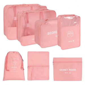 Lot de 7 cubes de compression pliables pour bagages de voyage – Prix usine - Product Image 2