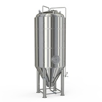 Fermenteur mince et haut de 2000 L en promotion |   Acier inoxydable 304/316 |   Veste à double refroidissement |   Réservoir de brasserie de grand volume