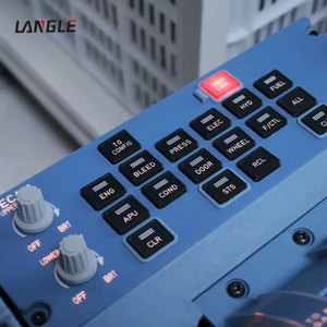 Kits de panneaux de commande de simulation de cockpit A320, modules météorologiques, ECAM, <span class=keywords><strong>radio</strong></span> et d'éclairage pour simulateur de vol domestique et commercial - Product Image 2