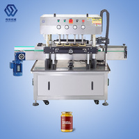 Machine de capsulage de remplissage Machine de capsulage de remplissage de bouteille Machine d'étiquetage de capsulage de bouteille en plastique portable