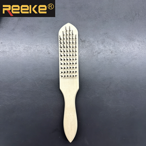 Industrial Grade Rust Removal Cleaning 2 Inch 2 Mm Implicity Stainless Steel White Wooden Handle 180 Pieces 3 Months - Product Image 4