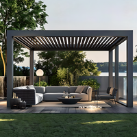 Pergola moderne en aluminium sur mesure, gazebo classique pour restaurant, bâtiments de jardin, arche de gazebo, extérieur, imperméable, bioclimatique