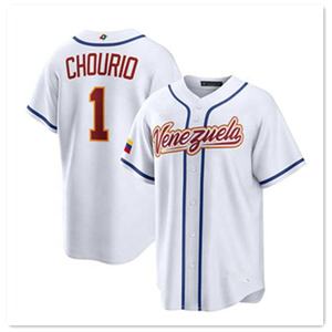 2026 WBC Beyzbol Formaları Yüksek Kalite CHOURIO Venezuela Ulusal Beyzbol Dünya Klasik Forması - Product Image 2