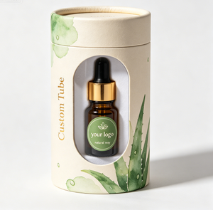 Custom Various Size Cosmetic Paper Tube with Visual <b>Window</b>, Eco-Friendly Round Cylinder Packaging for Perfume and Cosmetics - Product Image 3
