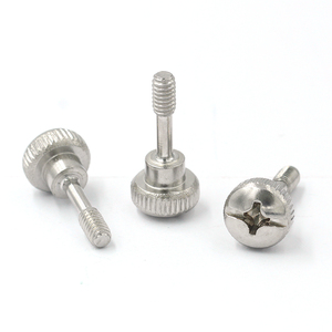 Tornillo de hombro cautivo con cabeza Phillips moleteada, rosca antirrobo, recubrimiento de escamas de zinc negro, Clase 10.9, métrico M4 M5 M6 M8 - Product Image 2