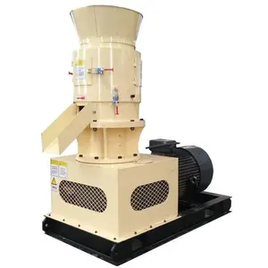 Small wood pellet production line equipment, straw pelleting equipment leaf bark pelleting machine