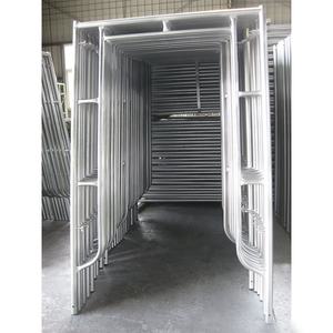 Pièces d'échafaudage d'échelle Échafaudage à cadre Mason Échelle en acier galvanisé Échafaudage mobile en vente <span class=keywords><strong>Occasion</strong></span> - Product Image 1