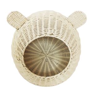 Кровать ручной работы из ротанга, прекрасная кровать для кошек и собак из Вьетнама с высококачественным ротангом - Product Image 1