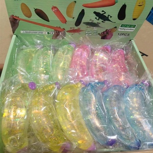 Glitter Banana Squishy Slow Rising Squishy Toys Decompression Maltose Fidget Toy Wholesale - Product Image 4
