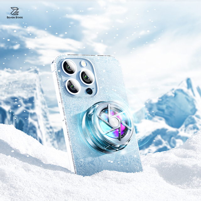 Cell Phone Cooler Multi-functional Cooling Fan Smartphone Radiator Game Handle Phone Holder with Cooling Pad for PU BG