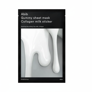 Abib High Quality Gummy Sheet Mask Collagen Milk Sticker 1P Good Quality Facial Masks - Product Image 2