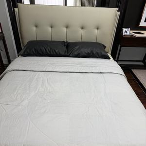 Housse de <span class=keywords><strong>couette</strong></span> en fibre d'argent 10% (gris foncé crépusculaire)-Conducteur antistatique double face pour le linge d'hôtel - Product Image 4