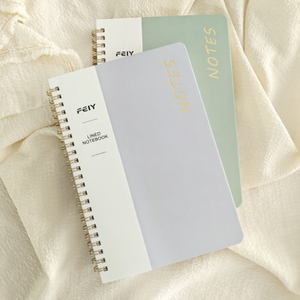 Carnet A5 à spirale, ligné horizontal, couleur macaron, couverture rigide, idéal pour cadeau, s'ouvre entièrement à plat - Product Image 2