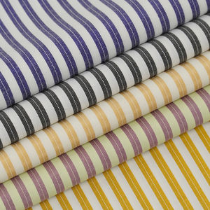 Đầy Màu Sắc Sọc Mô Hình Cho Nam Giới/Phụ Nữ Áo Sơ Mi Mềm Sợi-Nhuộm Dệt Vải - Product Image 4