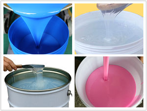 Molde de goma de silicona de curado de platino RTV 2 Aplicación líquida para hormigón Piedra artificial Otros materiales - Product Image 3