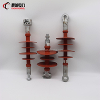 Aisladores de Porcelana para Postes de Líneas de Alta Tensión, Aislador de Suspensión de Tensión Personalizable Galvanizado para Cables Eléctricos de 11-33KV
