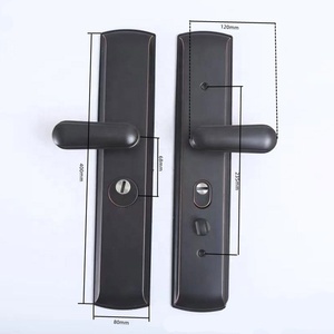 <span class=keywords><strong>Maniglia</strong></span> per <span class=keywords><strong>porta</strong></span> di sicurezza in acciaio inossidabile di lusso villa home solid door handle lock design a <span class=keywords><strong>molla</strong></span> a doppia tensione - Product Image 2