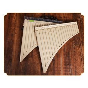 Flûte <span class=keywords><strong>de</strong></span> <span class=keywords><strong>Pan</strong></span> en Résine ABS avec Sac <span class=keywords><strong>de</strong></span> Rangement, 18 Tuyaux, Apprentissage Facile, Instrument <span class=keywords><strong>de</strong></span> Musique, Cadeau pour Débutant - Product Image 3
