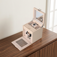 Boîte de rangement automatique pour montre carrée, en cuir et PU de qualité supérieure, remontoir de montre individuel