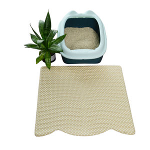 Wasserdichter EVA-Stoff Spritzwasser geschütztes Haus Sauberer Katzenstreu Fang matte Verhindert unordentliche Böden Katzenstreu matte - Product Image 4