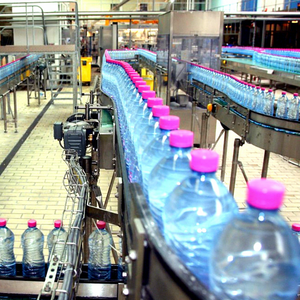 ボトル詰め工場完全機械化飲料水精製洗浄キャッピング生産ライン自動高生産性 - Product Image 1