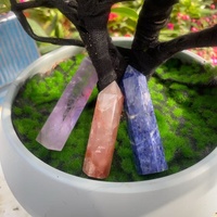 Tours de quartz en cristal de guérison pour la décoration Fengshui Vente en gros Naturel de haute qualité
