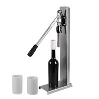 Machine manuelle à insérer les bouteilles en verre, appareil de pression pour vin rouge ou bois