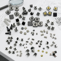 125 piezas, 25 tipos/lote, interruptores táctiles micro de botón pulsador SMD DIP, mini interruptores de reinicio tipo hoja 2*4 3*6 4*4 6*6, kit DIY