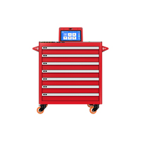 Carrito de Herramientas Inteligente RFID de Gran Capacidad con 7 Cajones, Carro Móvil para Gestión de Almacenamiento de Herramientas en Fábricas Industriales, Talleres y Garajes