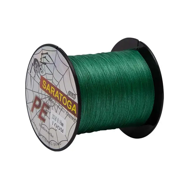 ORJD-Lignes de pêche tressées PE, fil multifilament, multicolores, 100m, 4 brins, 18-23lb