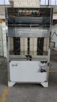 Cabine de pulvérisation de poudre en acier inoxydable miroir avec récupération de filtre à poudre pour le prototypage d'échantillons métalliques