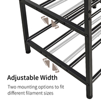 Support d'imprimante 3D JH-Mech avec étagère de rangement, robuste, multi-bobines, portable, réglable, en métal, pour garage, support de filament d'imprimante 3D