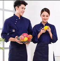 Uniforme de chef pour restaurant et bar Manteau de chef Veste de maître de cuisine spécialisée dans la production et la vente en gros