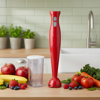 Mixeur Plongeant Multifonctionnel de Haute Qualité pour la Maison, 300W, Vitesse Variable, Boîtier en Plastique Sans BPA, Hachoir et Fouet