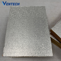 Panneau en mousse phénolique en aluminium ignifuge, mousse PU pré-isolée, conduit PID en polyuréthane pour conduits d'air CVC