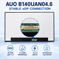 AUO B140UAN04.6 Layar LCD Laptop 14 Inci WUXGA 1920x1200 AHVA eDP 30 Pin Pengganti Panel Layar Notebook
