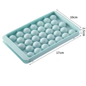 Molde de PP para 33 bolas de hielo de hockey, bandeja para cubitos de hielo con forma de bola de whisky congelada, caja para hacer paletas de hielo, regalos, herramientas y accesorios de cocina - Product Image 5