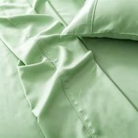 Ensemble de housse de couette en coton égyptien 100% coton tissé uni simple, 4 pièces, 600 fils, Cottonluxury, ensemble de literie écologique