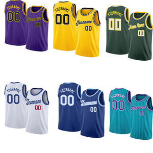 Uniforme de Baloncesto Personalizado para Hombre con Nombre y Número, 30 Equipos, Tela Tackle Twill, Estampado en Caliente, <span class=keywords><strong>Anthony</strong></span> Brunson, Curry, Bird, Edwards, Jersey Tailandés - Product Image 1