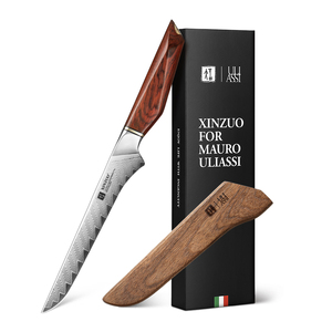 Cuchillo de Deshuesar XINZUO de 3 Estrellas, Profesional, de Lujo, con Marca Compartida, para Cocina, de Acero Damasco en Polvo, Personalizado - Product Image 1