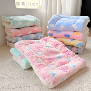 Alfombra para Mascotas, Manta Cálida y Gruesa <span class=keywords><strong>de</strong></span> Algodón, Cama para Perros, Colchoneta para Dormir, Productos Cómodos y Suaves para Perros y Gatos - Product Image 1