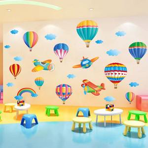 Cartoon Underwater 3D Stereoscopic Self-Adhesive PVC <b>Waterproof</b> Wall Stickers for Baby Kindergartens Customized - Product Image 2