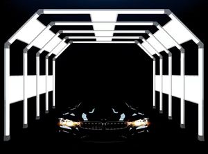 โรงงาน HanYin ร้อนขายอลูมิเนียมรถรายละเอียดการประชุมเชิงปฏิบัติการไฟอุโมงค์โรงรถโครงสําหรับตั้งสิ่งของนําไฟอุโมงค์ - Product Image 6