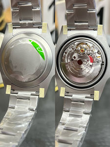 Reloj Mecánico Automático para Hombre, Diámetro 40 mm, Esfera Amarillo Claro, Equipado con Dandong 3135 - Product Image 4